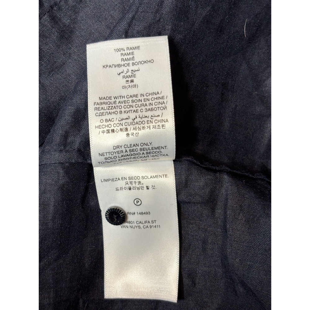 Doen Navy Ruffled Midi Dress - Picture 6 of 6